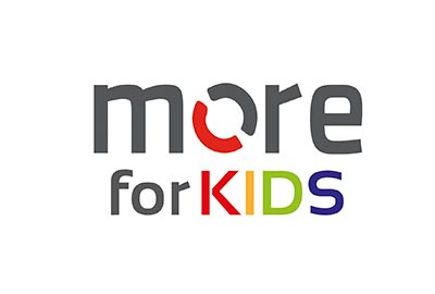 more for kids button
